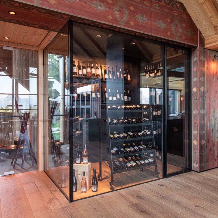 Wine cabinet, Adler Lodge Ritten