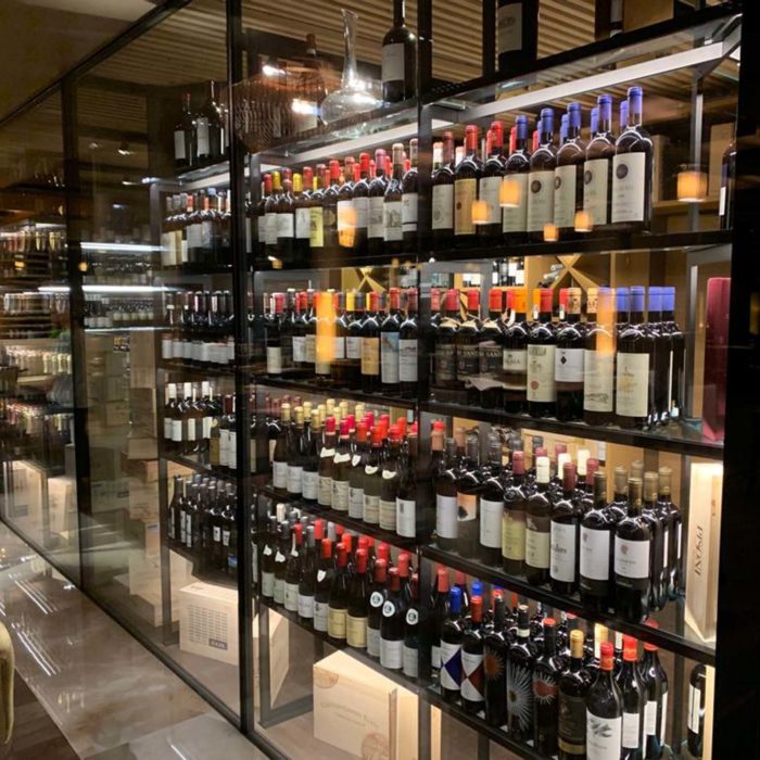Wine cabinet, Lefay Resort & Spa Dolomiti