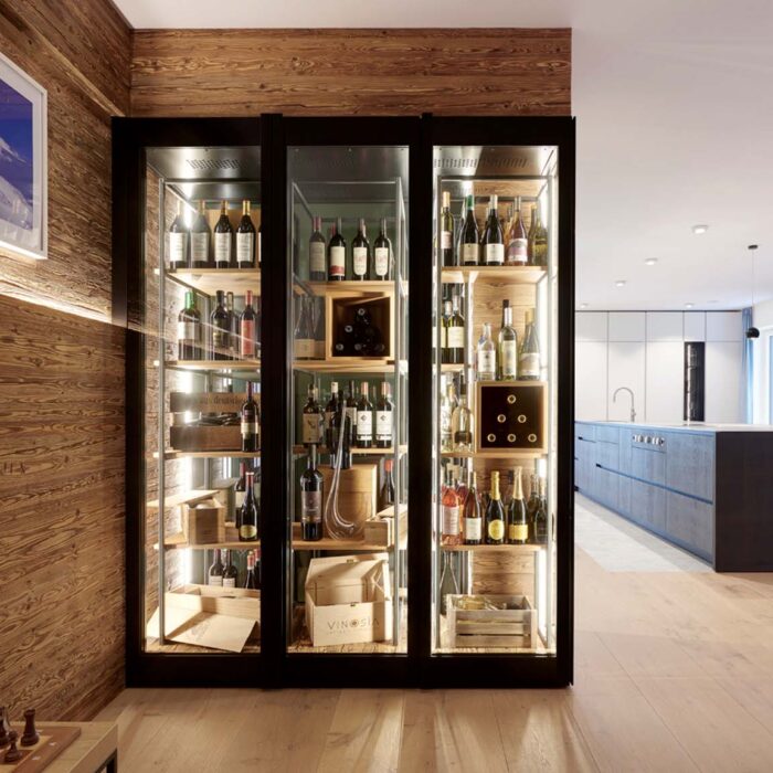 Wine cabinet, Private villa