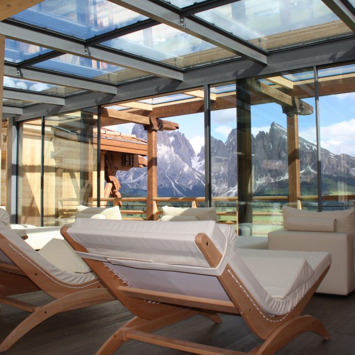 Glas- und Metallkonstruktion, Adler Mountain Lodge